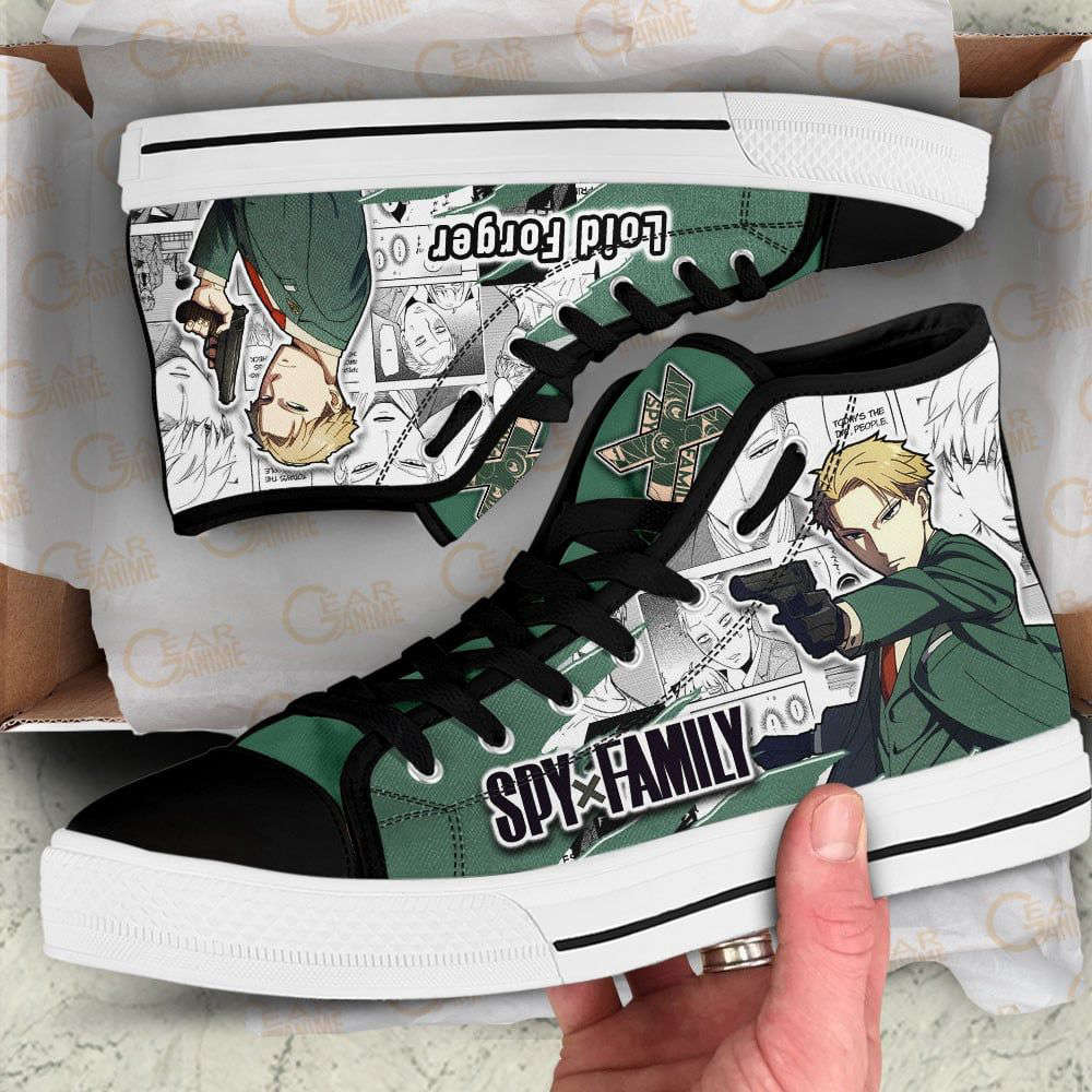 Loid Forger High Top Shoes Custom Spy X Family Anime For Fans