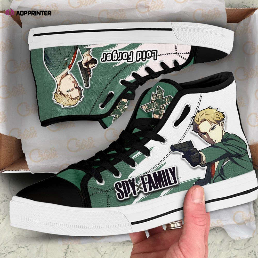 Loid Forger High Top Shoes Custom Spy X Family Anime For Fans