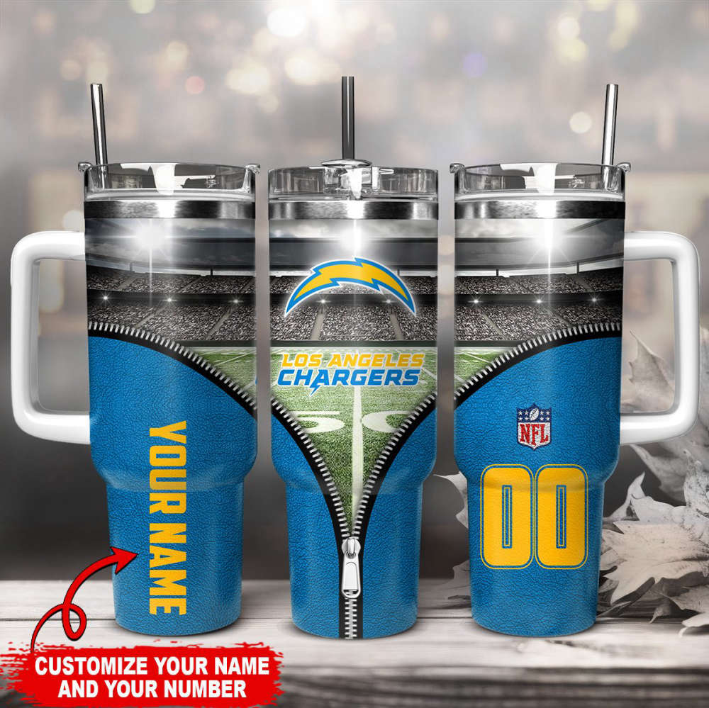 Los Angeles Chargers NFL 40oz Stanley Tumbler Gift for Fans