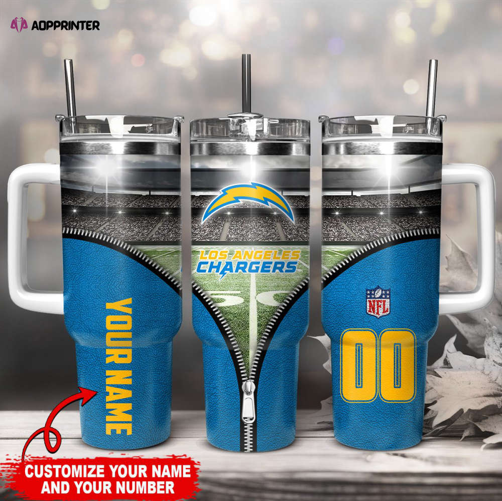 Los Angeles Chargers NFL 40oz Stanley Tumbler Gift for Fans