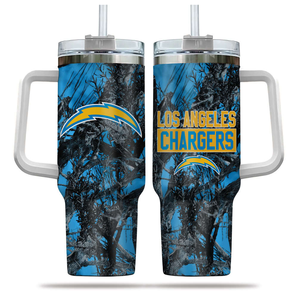 Los Angeles Chargers NFL Hunting Personalized Stanley Tumbler 40oz Gift for Fans