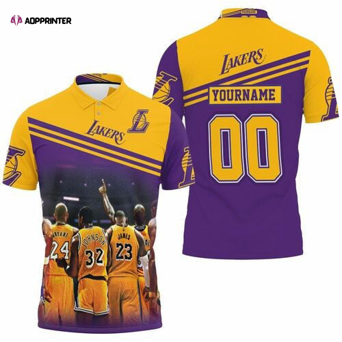 Los Angeles Lakers Western Conference For Fans 3D Gift for Fans Polo Shirt