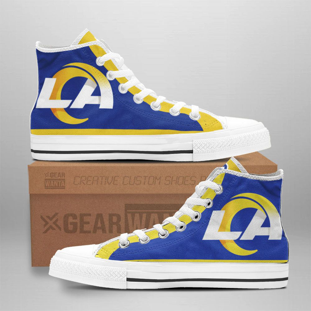 Los Angeles Rams High Top Shoes Custom For Fans