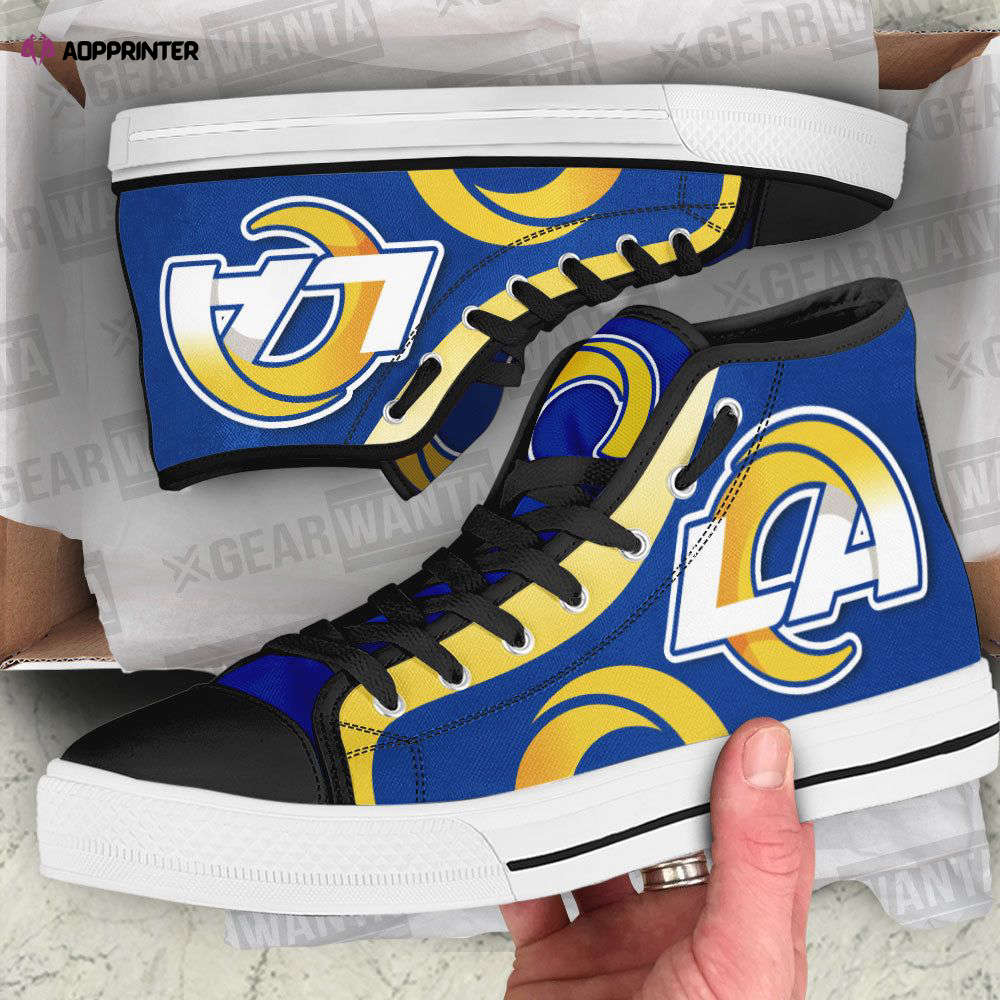 Los Angeles Rams High Top Shoes Custom For Fans