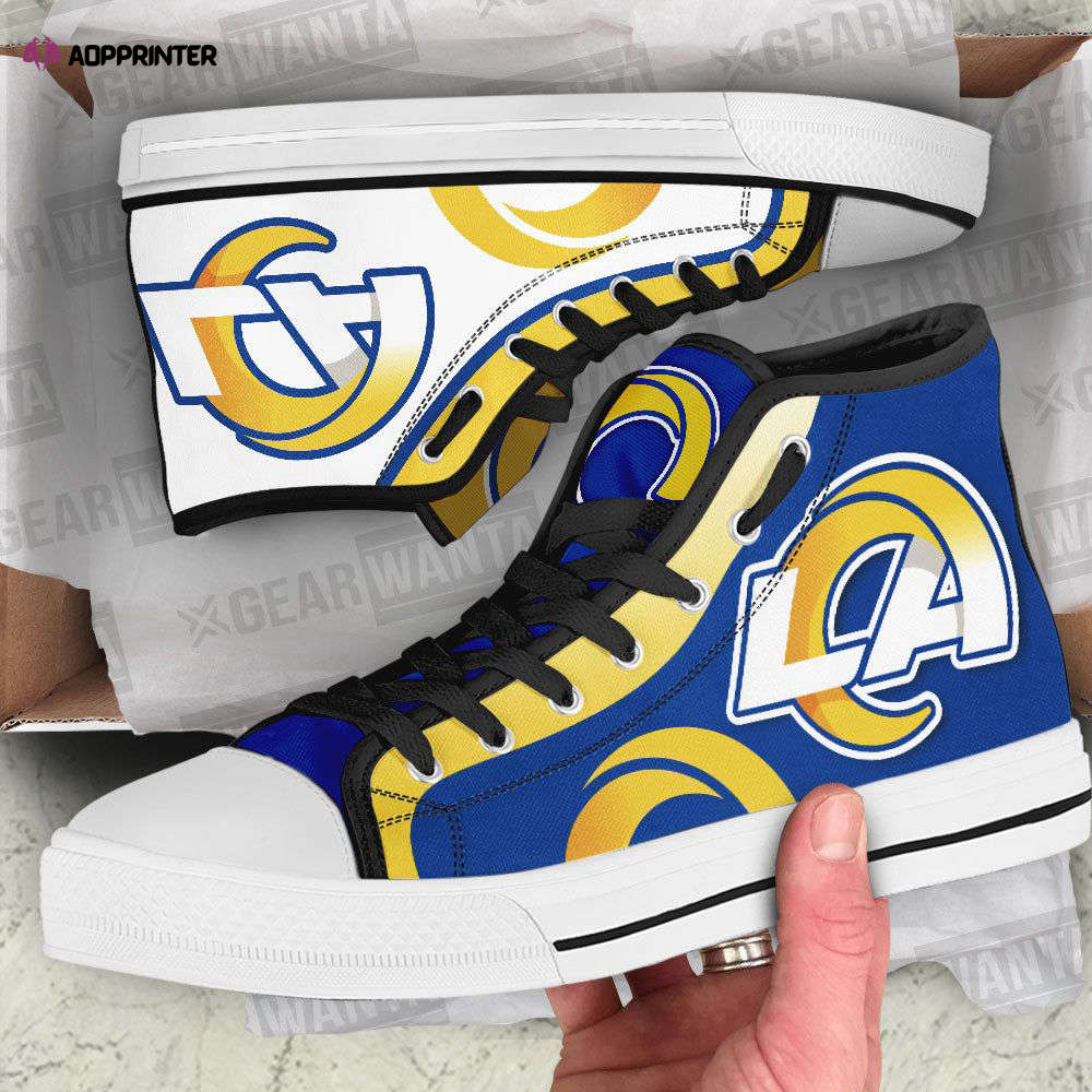 Los Angeles Rams High Top Shoes Custom For Fans