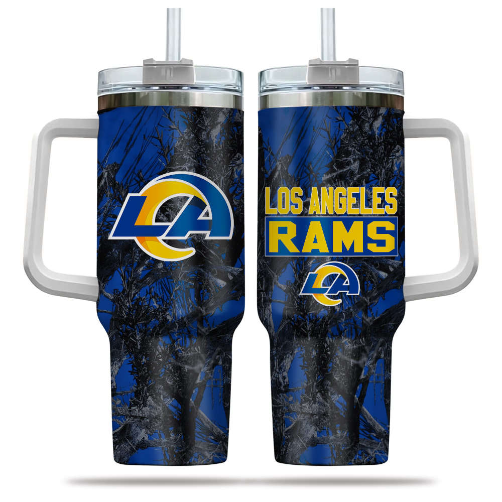 Los Angeles Rams NFL Hunting Personalized Stanley Tumbler 40oz Gift for Fans