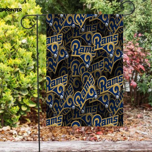 Los Angeles Rams1 Double Sided Printing   Garden Flag Home Decor Gifts