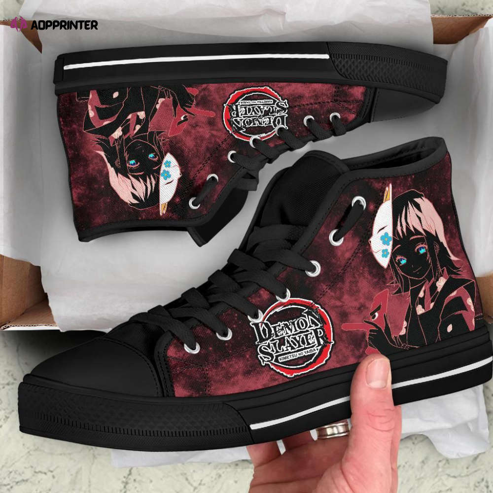 Makomo High Top Shoes Custom For Fans Demon Slayer Anime