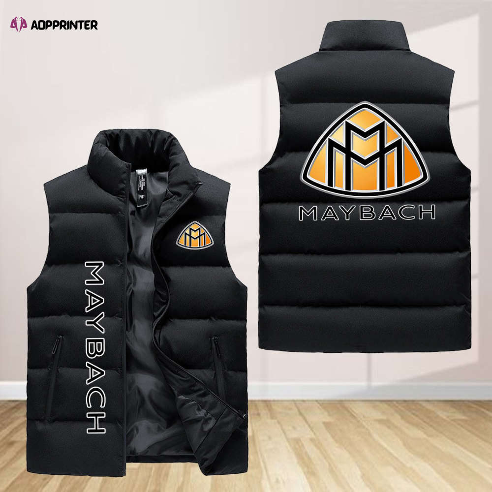 Maybach Sleeveless Puffer Jacket Custom For Fans Gifts