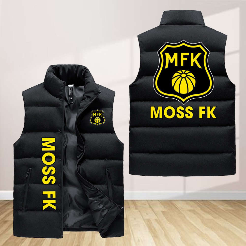 Moss Fk Sleeveless Puffer Jacket Custom For Fans Gifts