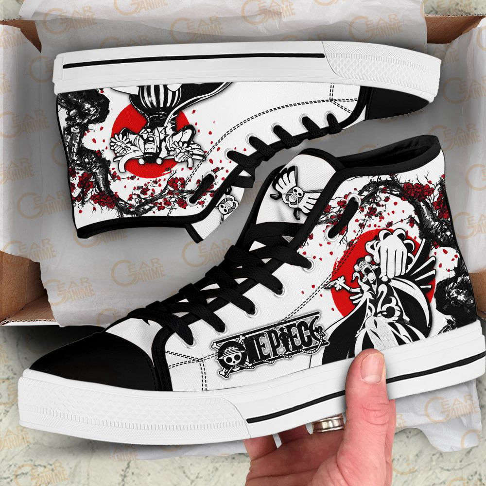 Mr Bentham High Top Shoes Japan Style For Fans One Piece Anime