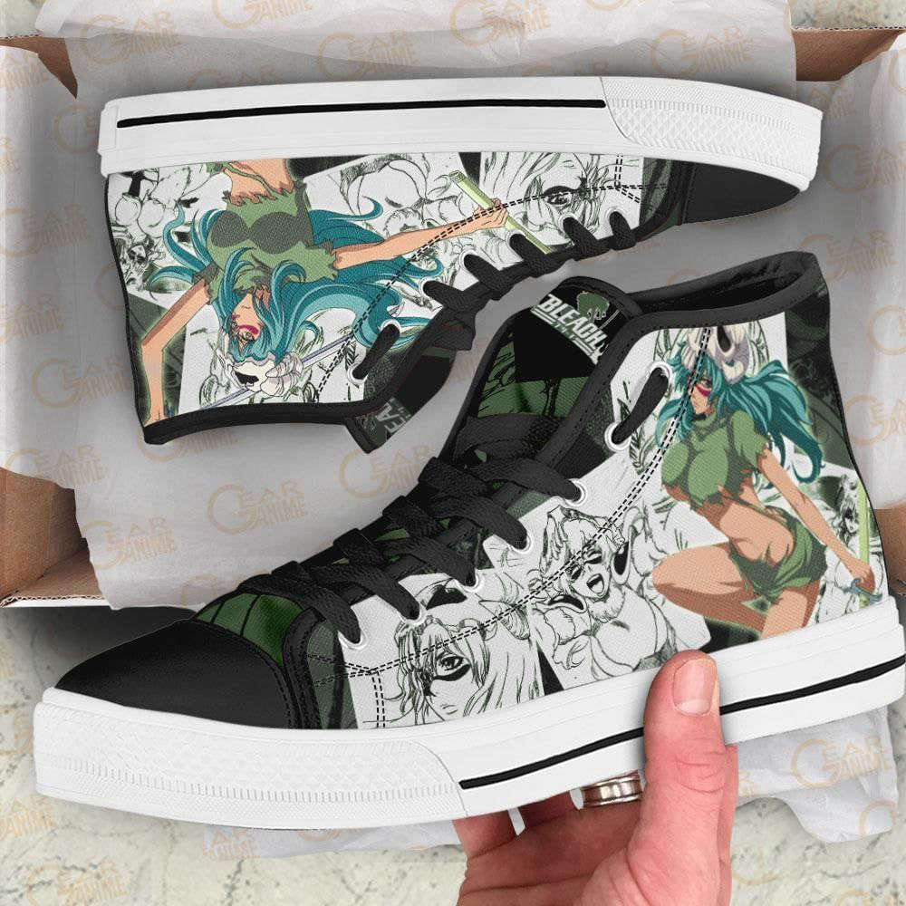 Nelliel Tu Odelschwanck High Top Shoes Custom Bleach Anime For Fans