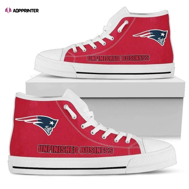 New England Patriots Nfl Football Custom Canvas High Top Shoes