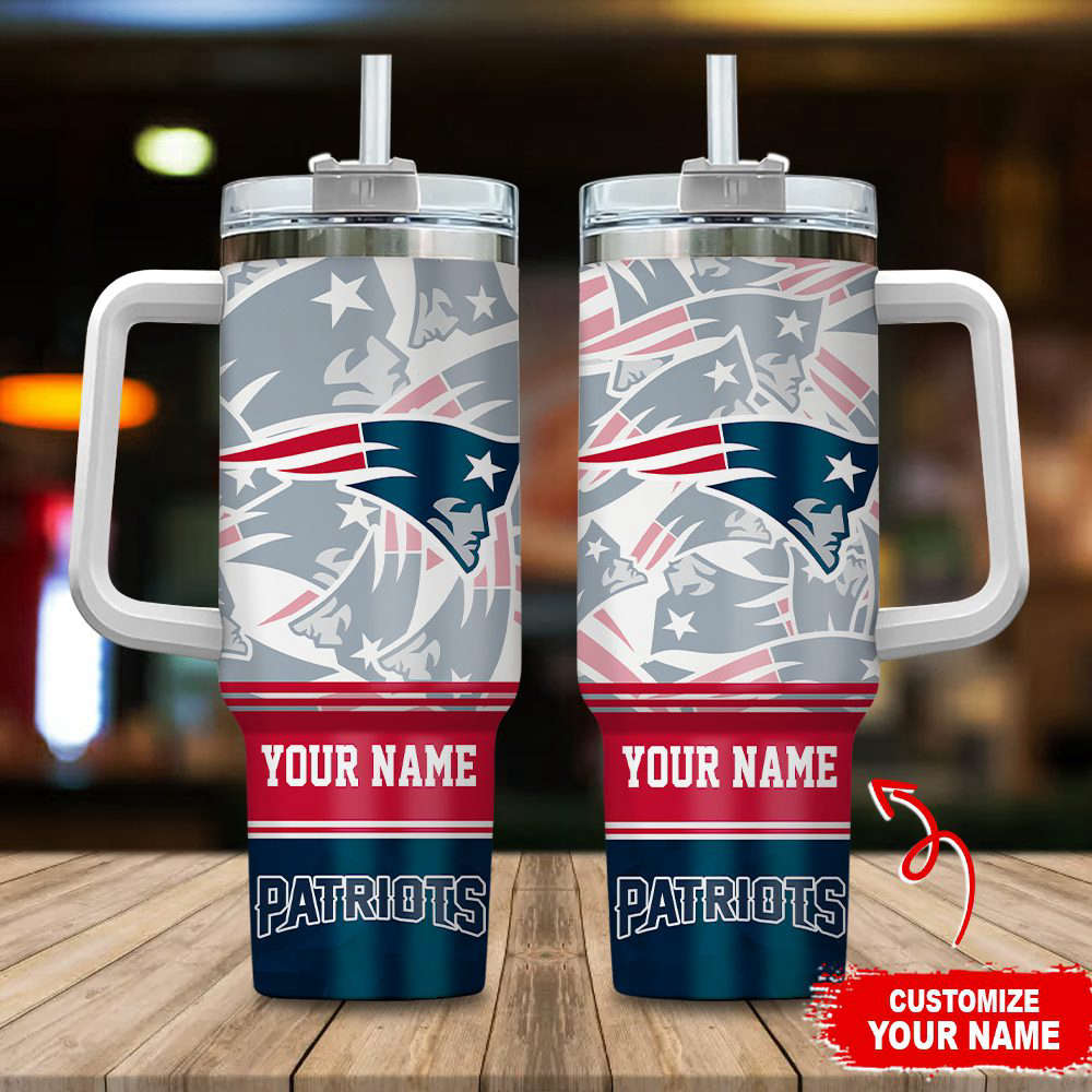 New England Patriots NFL Stanley Tumbler 40oz Gift for Fans