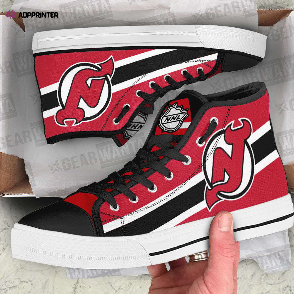 New Jersey Devils High Top Shoes Custom For Fans