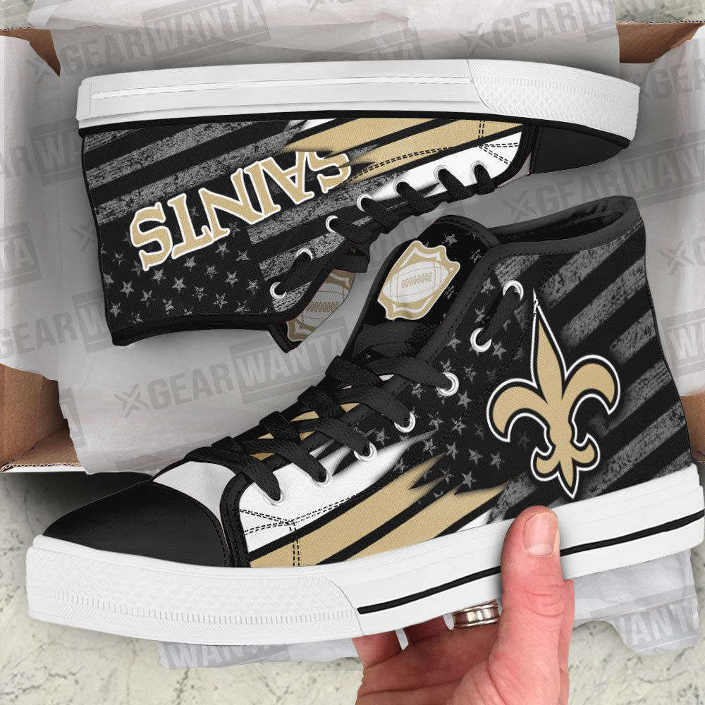 New Orleans Saints High Top Shoes Custom For Fans