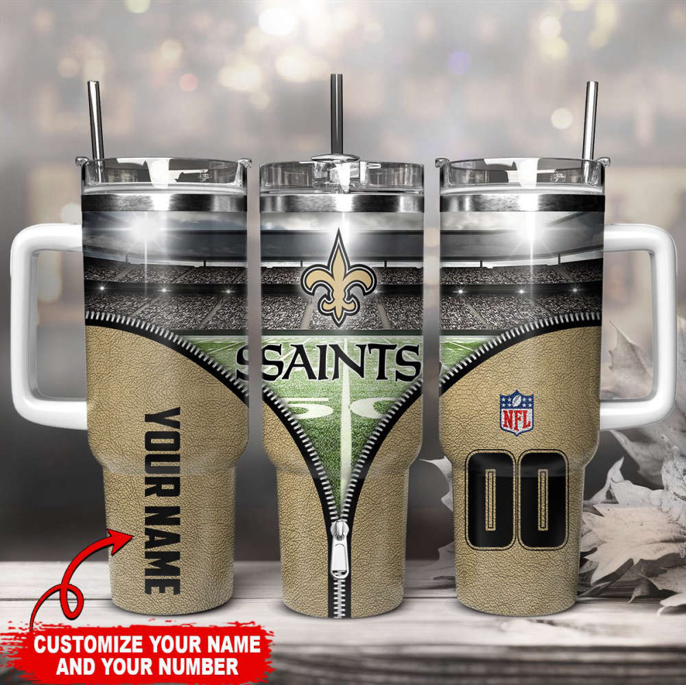 New Orleans Saints NFL 40oz Stanley Tumbler Gift for Fans