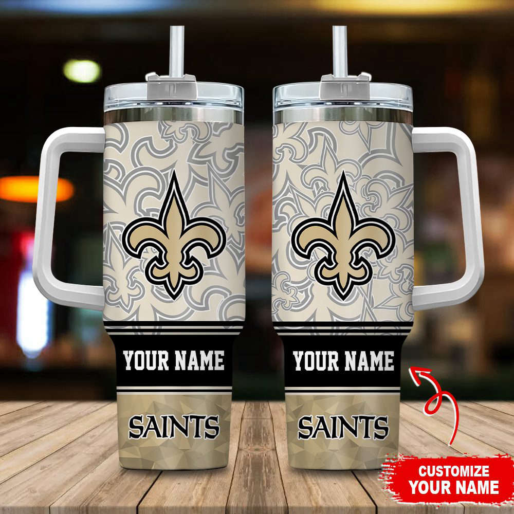 New Orleans Saints NFL Stanley Tumbler 40oz Gift for Fans