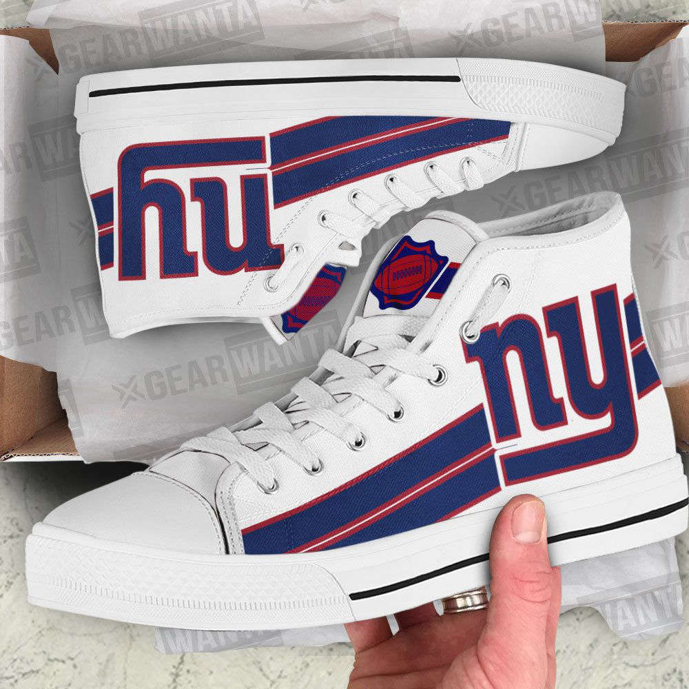 New York Giants High Top Shoes Custom For Fans