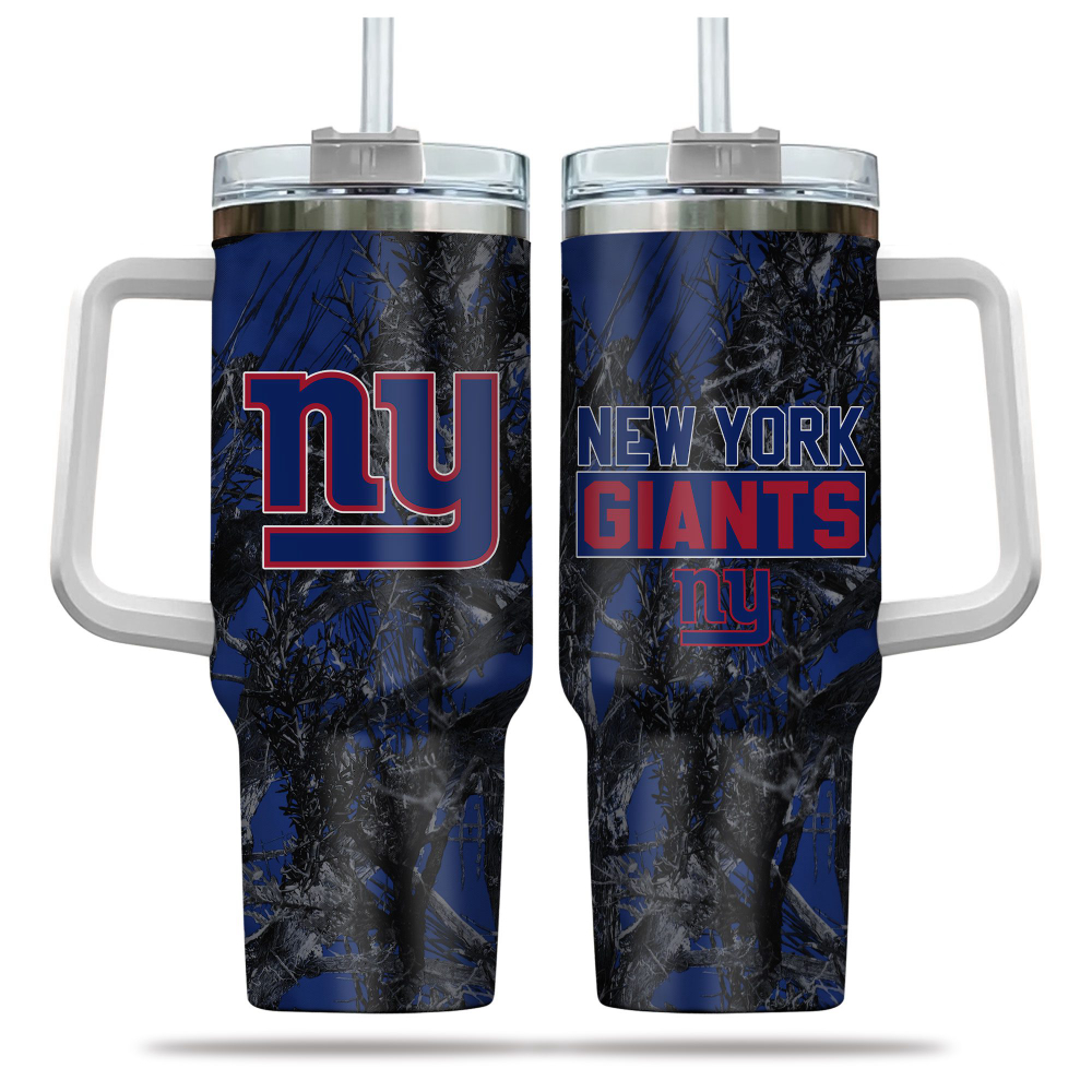 New York Giants NFL Hunting Personalized Stanley Tumbler 40oz Gift for Fans