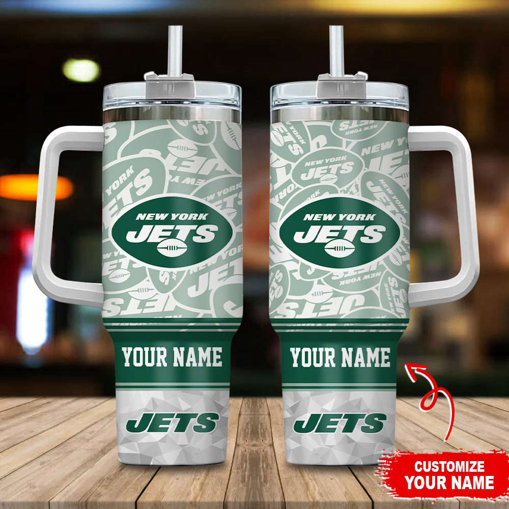 New York Jets NFL Stanley Tumbler 40oz Gift for Fans
