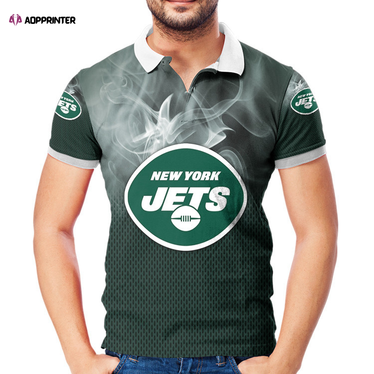 New York Jets Stroke v5 3D Gift for Fans Polo Shirt