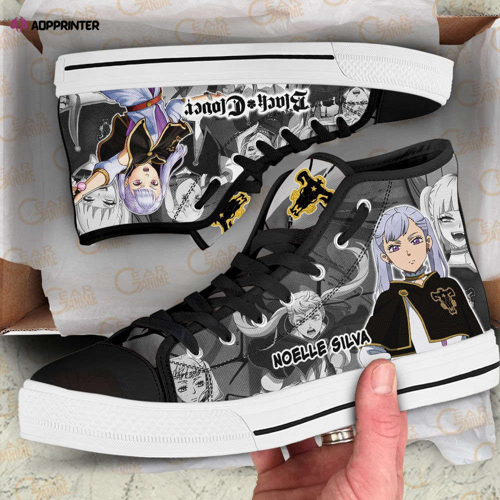 Noelle Silva High Top Shoes Custom Black Clover Anime For Fans