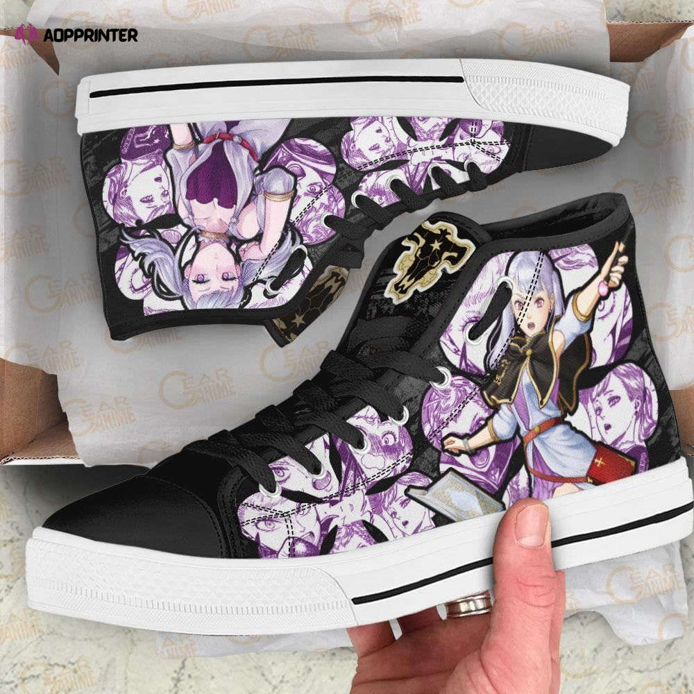 Nero High Top Shoes Custom Black Clover Anime For Fans