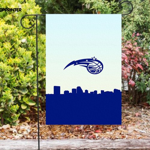 Orlando Magic City Blue1 Double Sided Printing   Garden Flag Home Decor Gifts