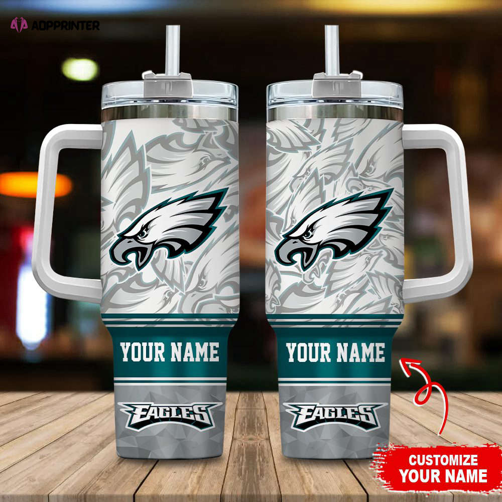 Philadelphia Eagles NFL Stanley Tumbler 40oz Gift for Fans