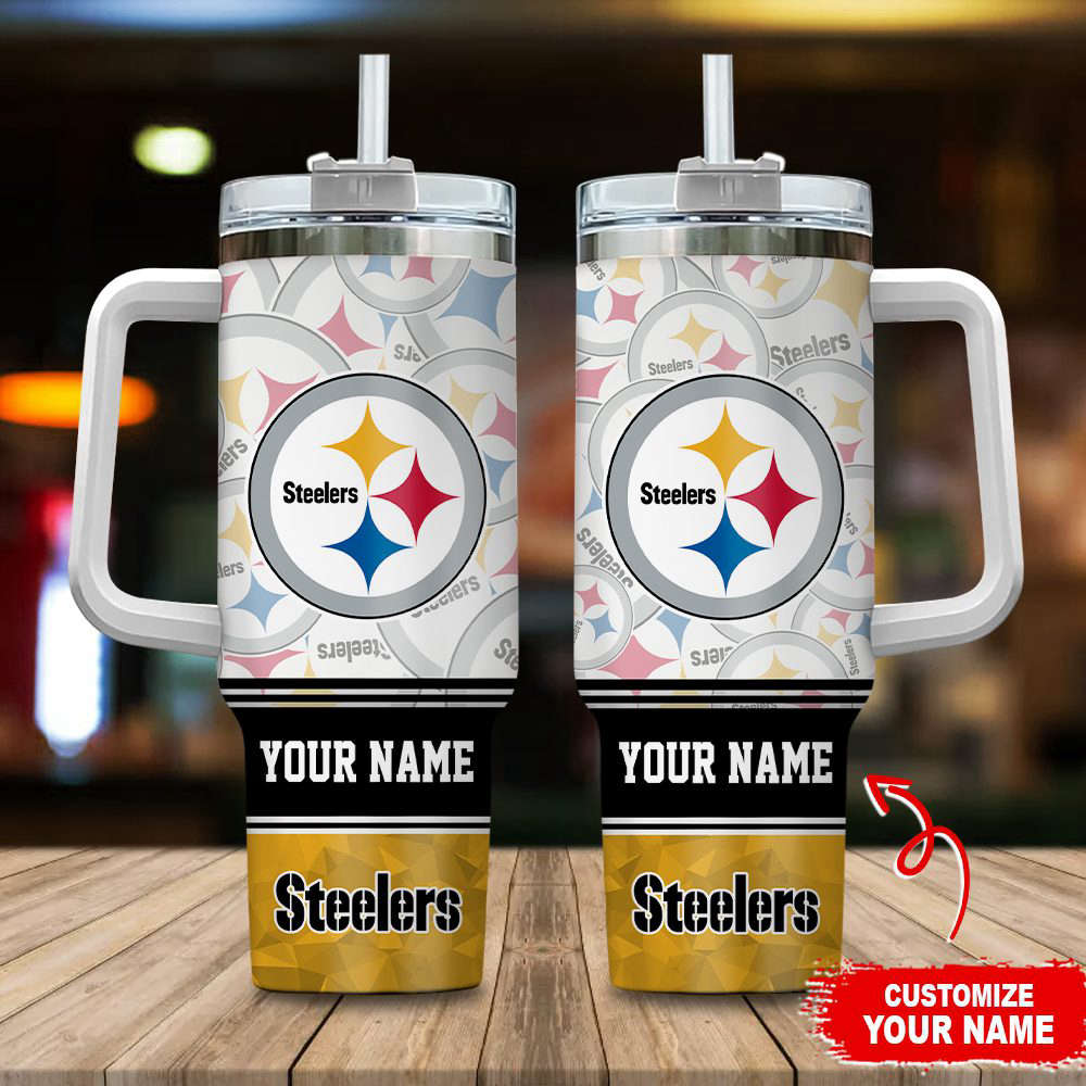 Pittsburgh Steelers NFL Stanley Tumbler 40oz Gift for Fans