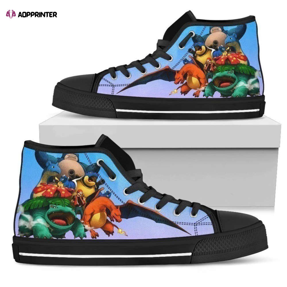 Pokemon High Top Shoes Custom For Fans