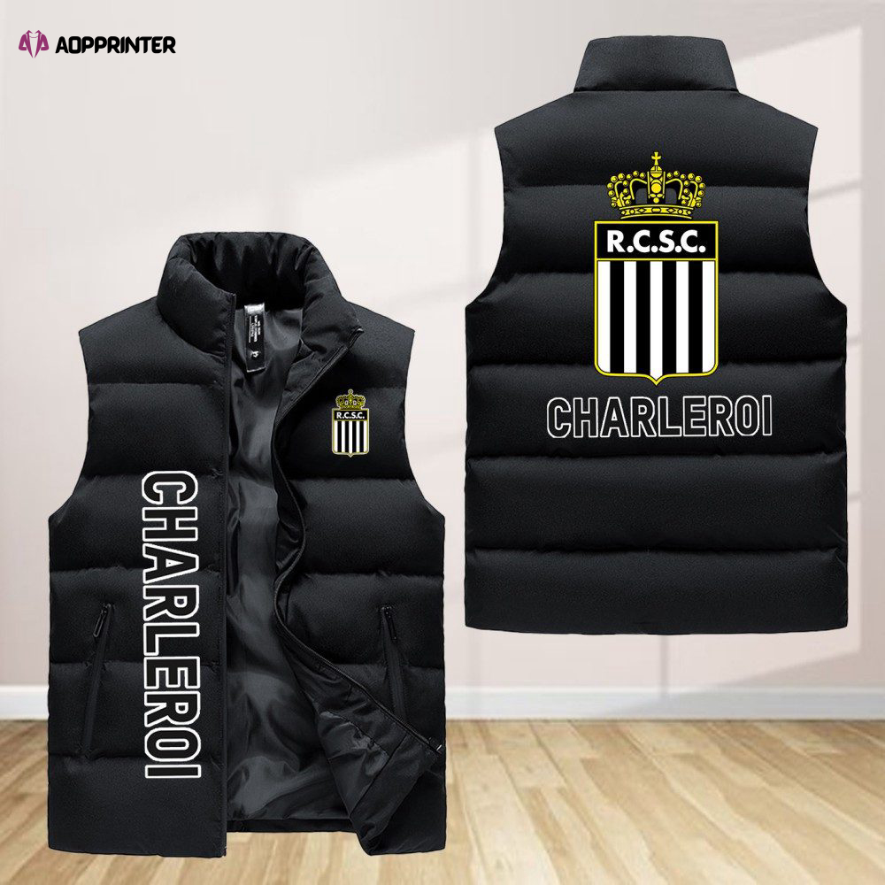 R. Charleroi S.C Sleeveless Puffer Jacket Custom For Fans Gifts