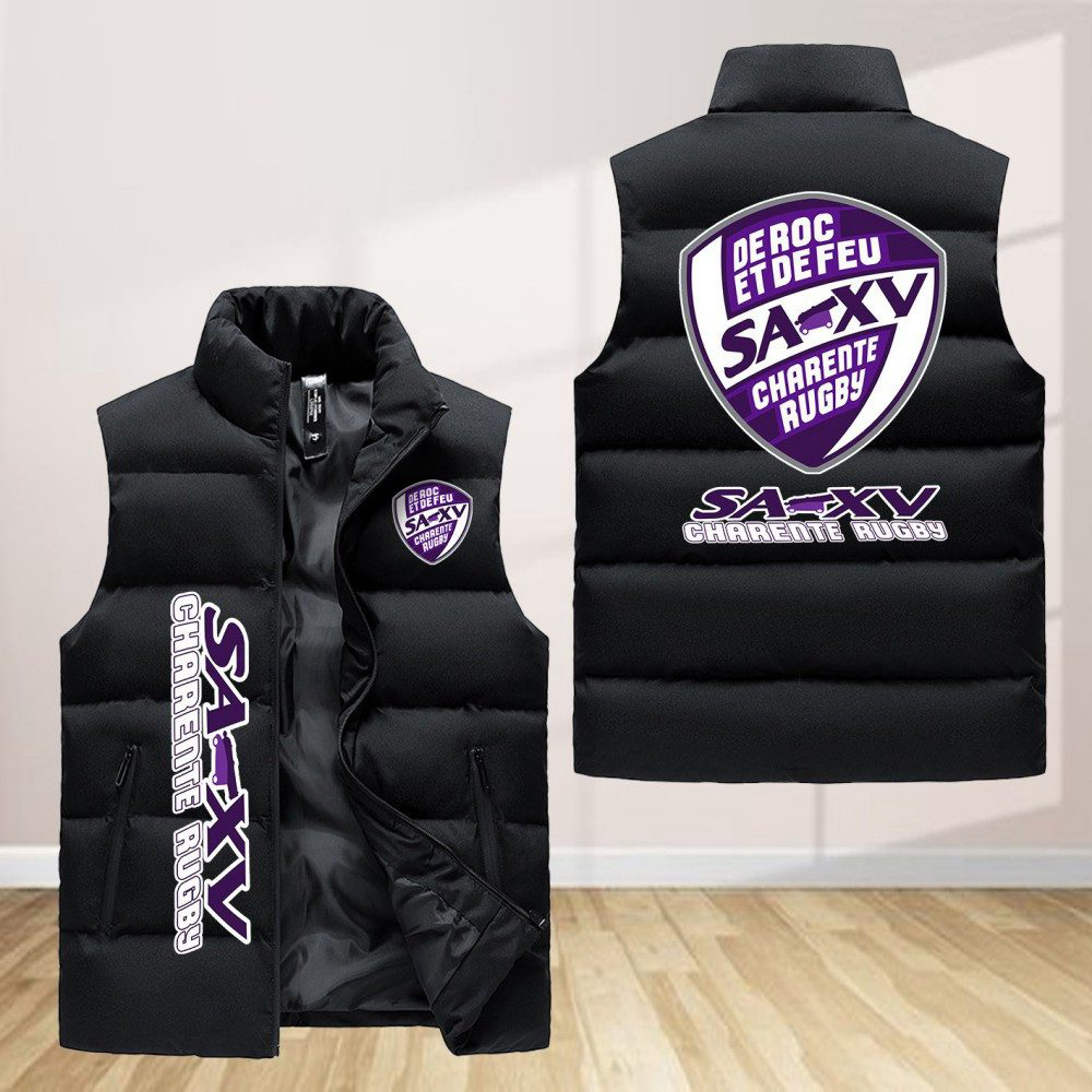 Sa Xv Charente Sleeveless Puffer Jacket Custom For Fans Gifts