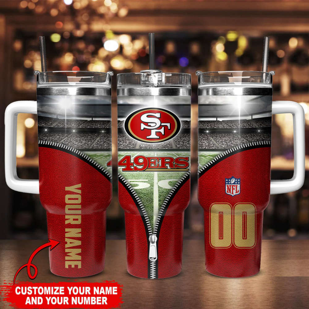 San Francisco 49ers NFL 40oz Stanley Tumbler Gift for Fans