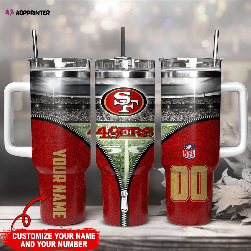 San Francisco 49ers NFL 40oz Stanley Tumbler Gift for Fans