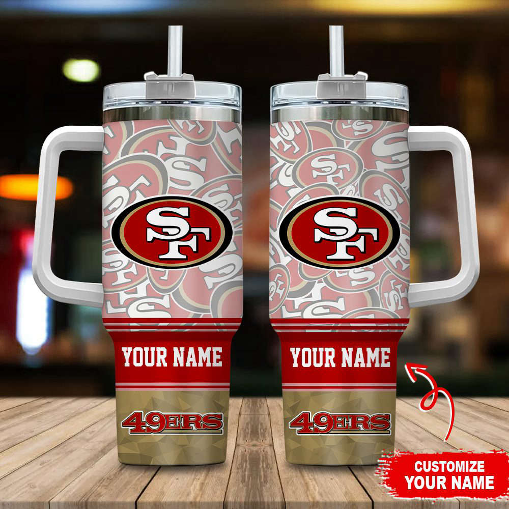 San Francisco 49ers NFL Stanley Tumbler 40oz Gift for Fans