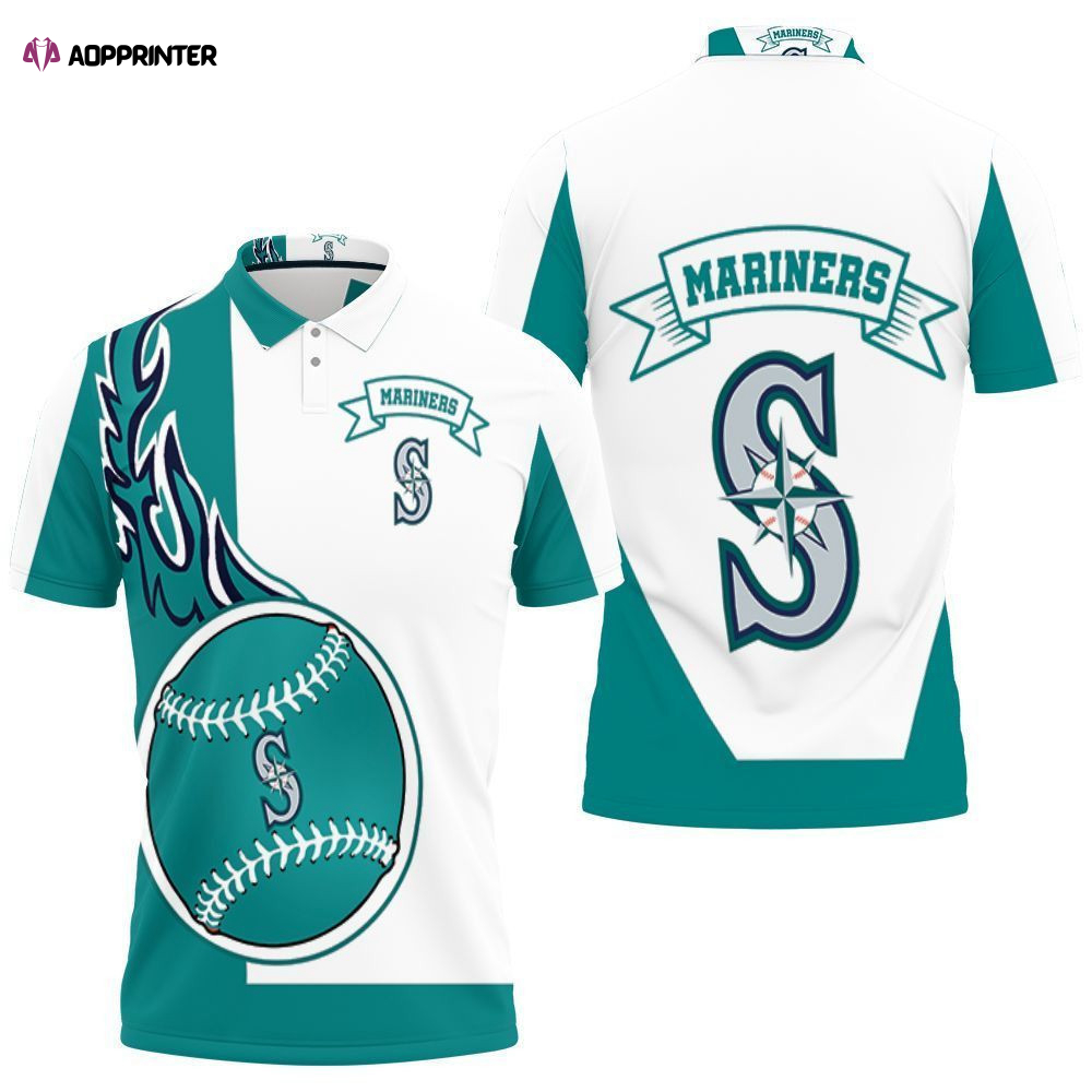 Seattle Mariners 3d Polo Shirt Gift for Fans Jersey