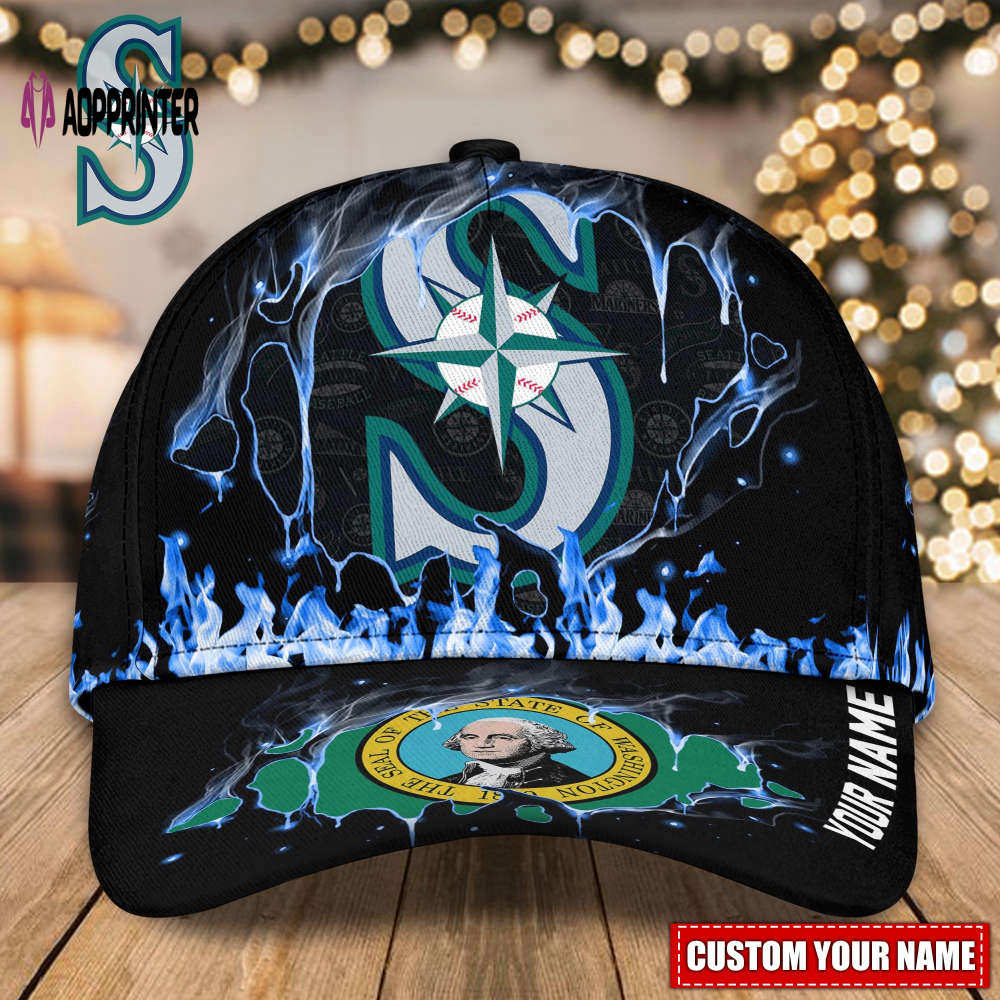 Seattle Mariners MLB Classic CAP Hats For Fans custom