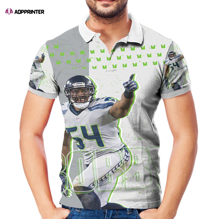 Seattle Seahawks Bobby Wagner1 3D Gift for Fans Polo Shirt