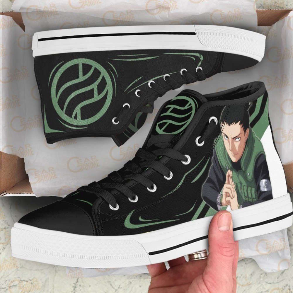 Shikamaru Nara High Top Shoes Custom Naruto Anime For Fans