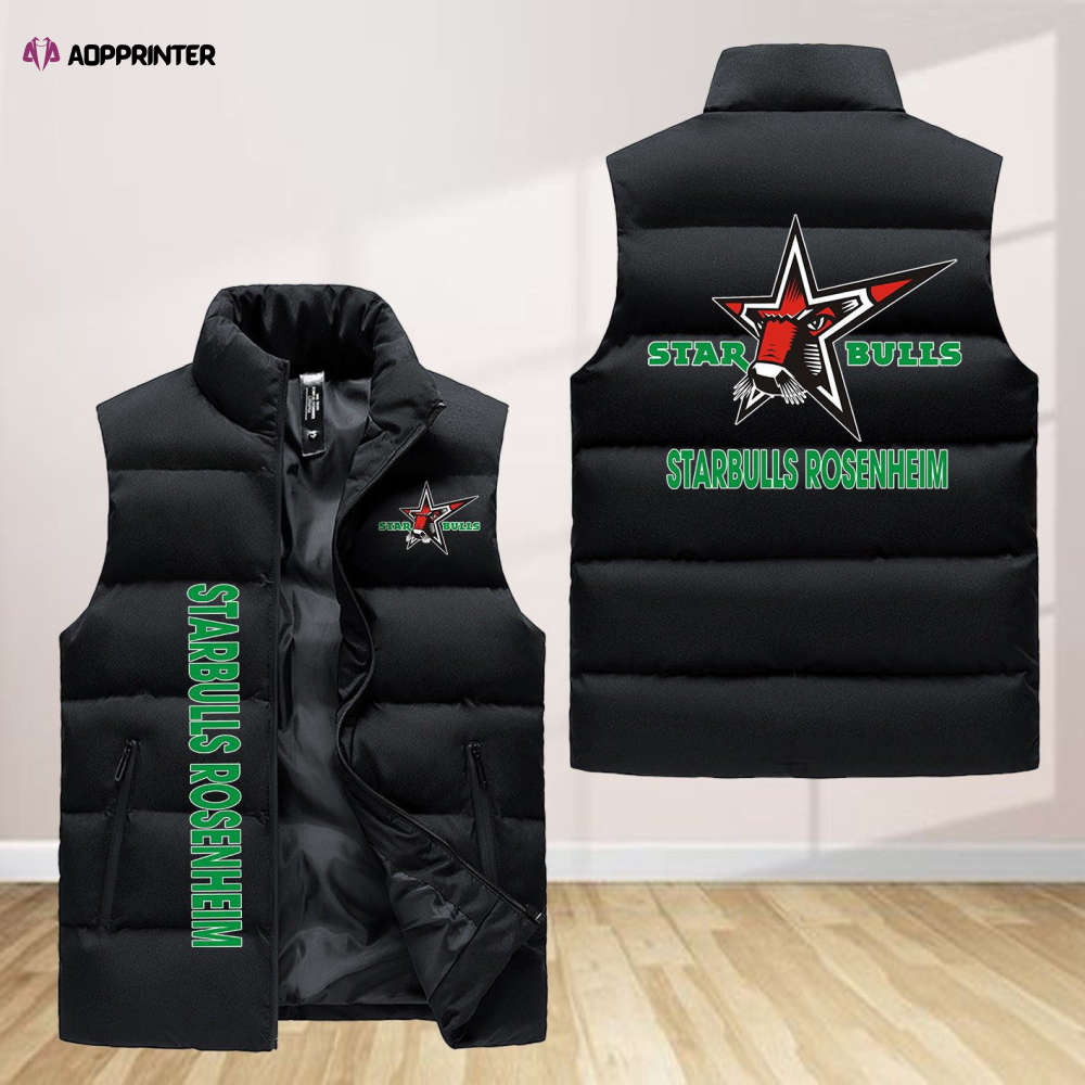 Starbulls Rosenheim Sleeveless Puffer Jacket Custom For Fans Gifts