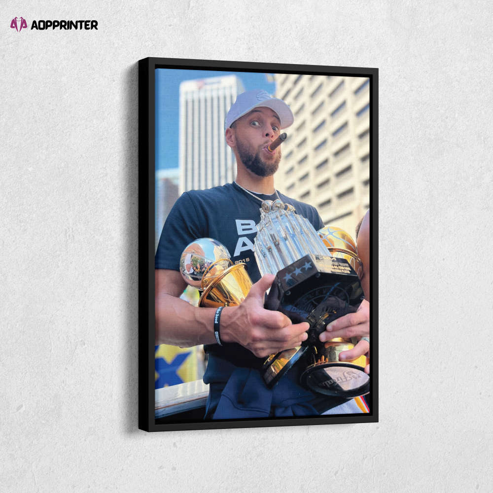 Stephen Curry Championship Parade Poster Golden State Warriors