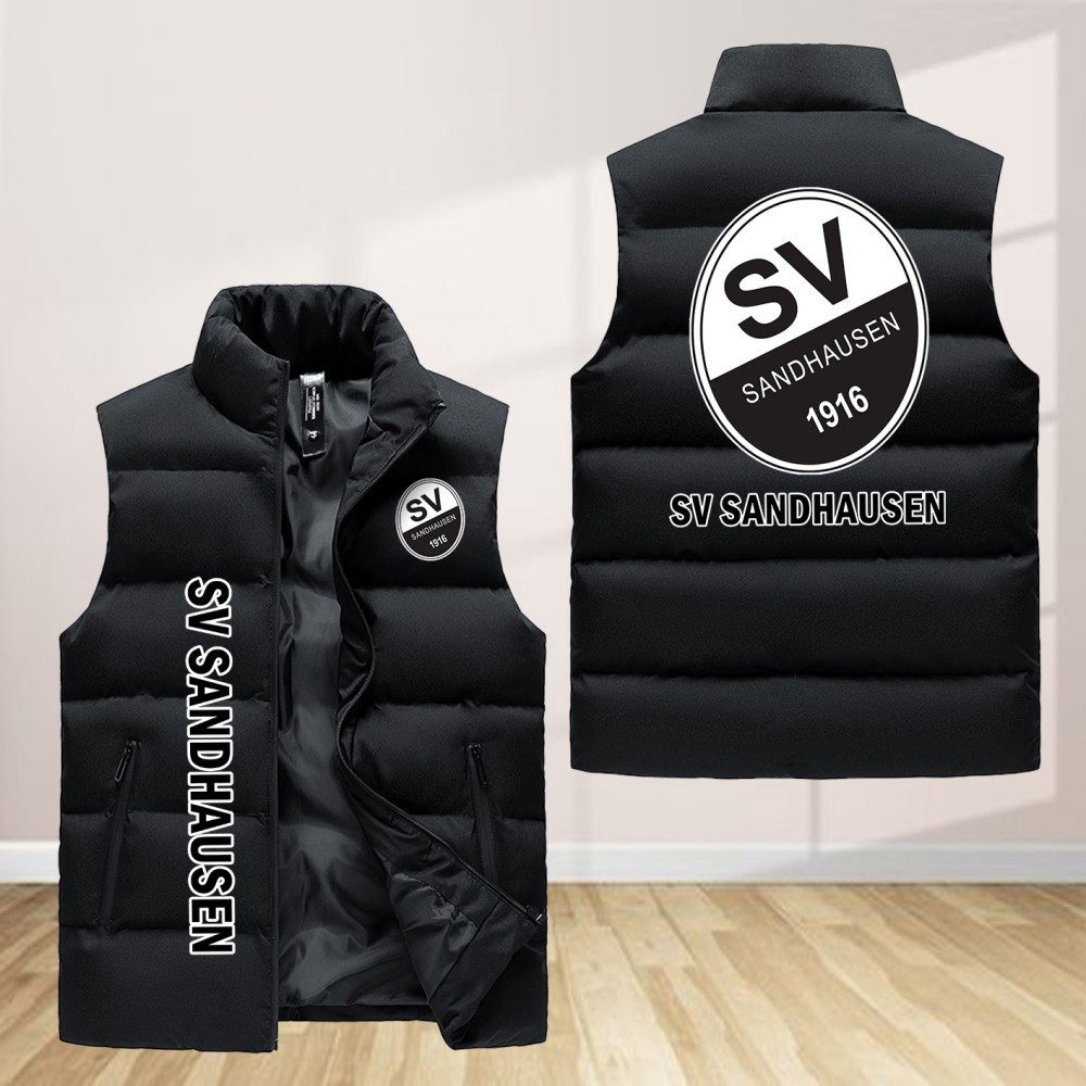 Sv Sandhausen Sleeveless Puffer Jacket Custom For Fans Gifts