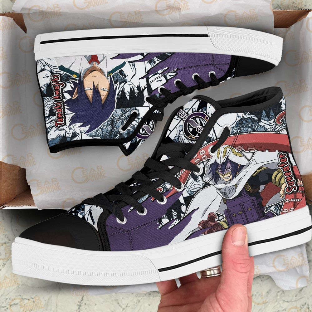 Tamaki Amajiki High Top Shoes Custom My Hero Academia Anime For Fans