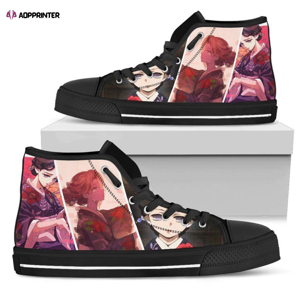 Tamayo High Top Shoes Custom For Fans Demon Slayer Anime