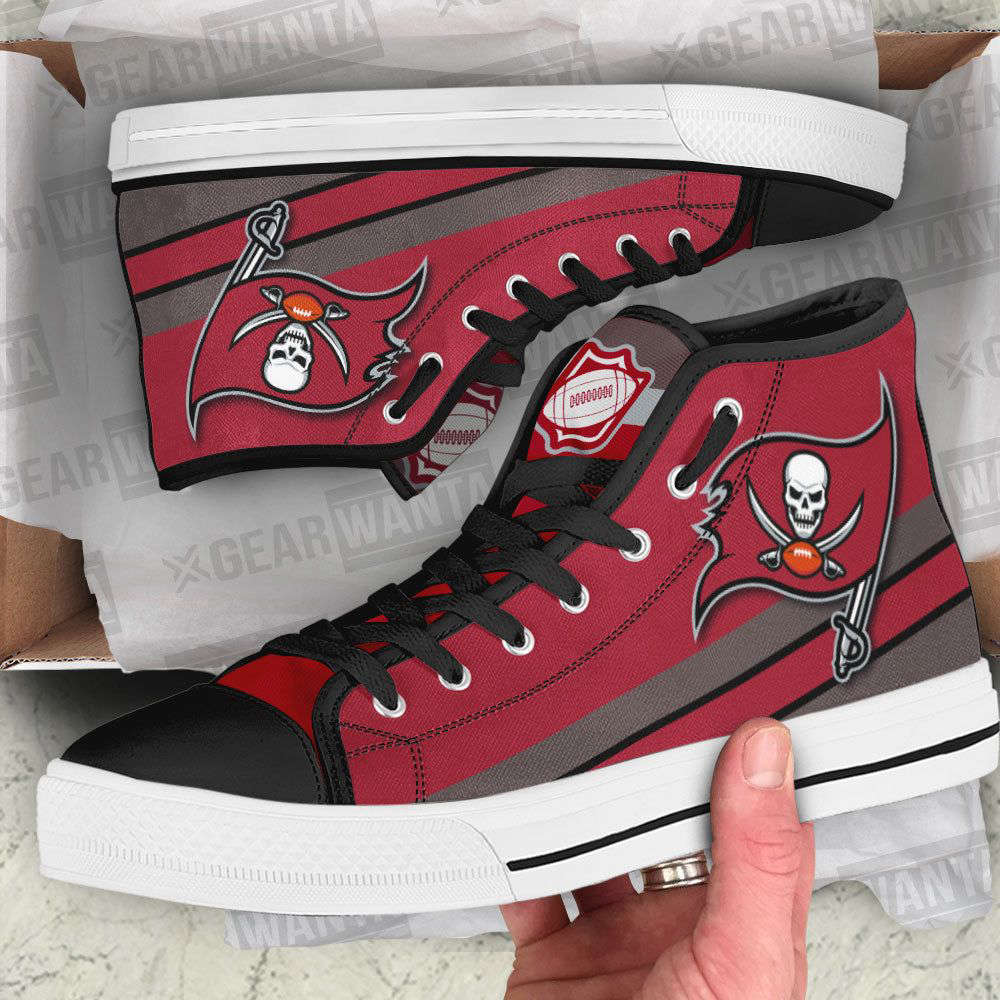 Tampa Bay Buccaneers High Top Shoes Custom For Fans