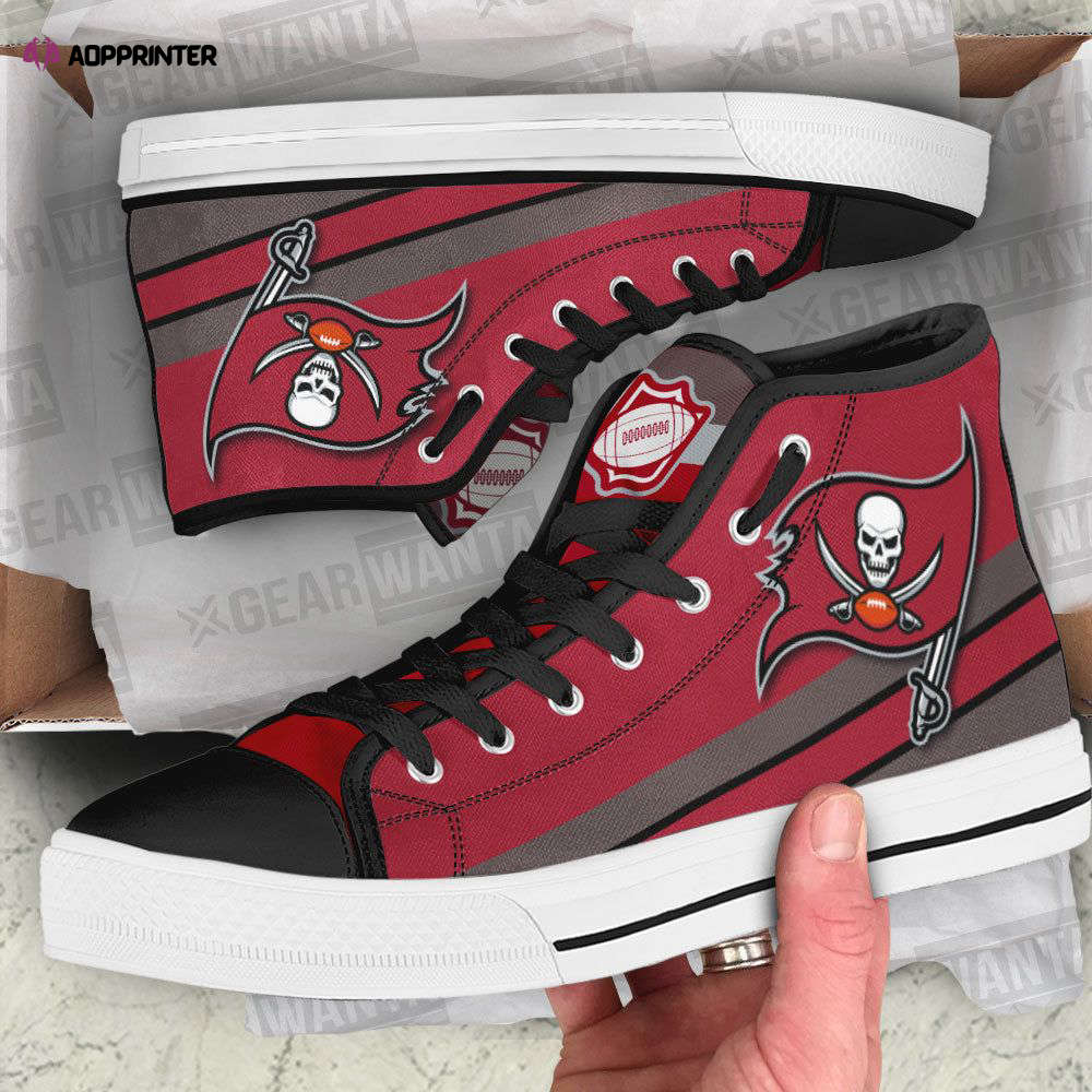 Tampa Bay Buccaneers High Top Shoes Custom For Fans
