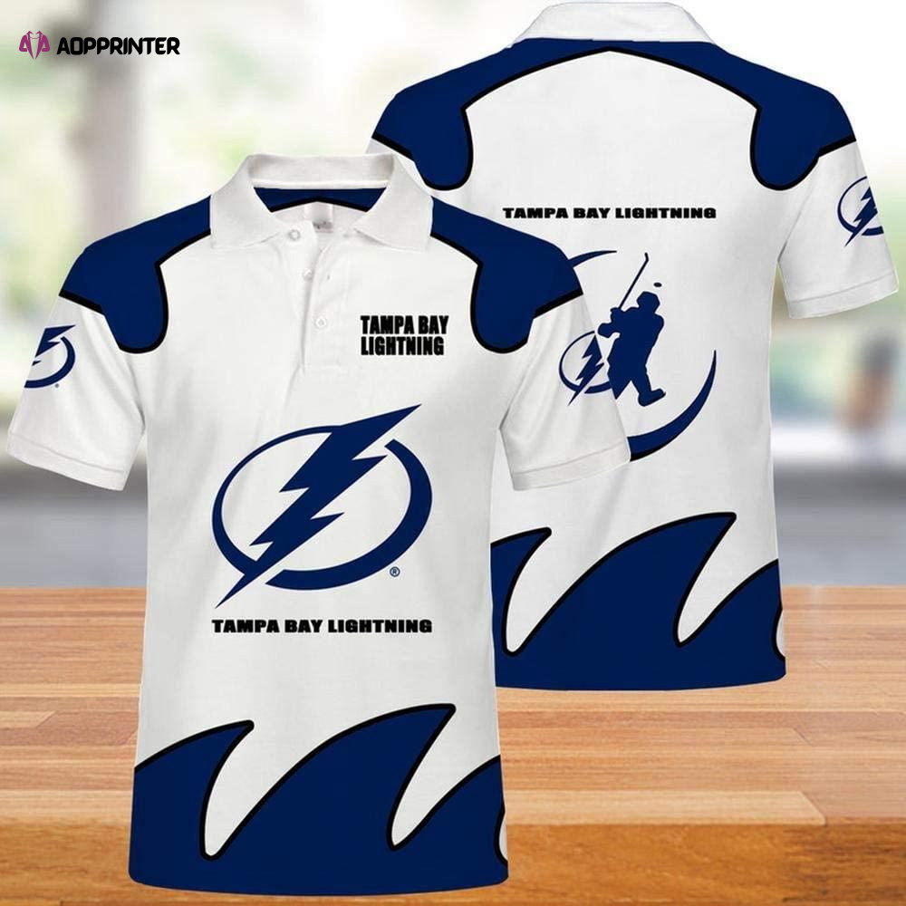 Tampa Bay Lightning 3d Print Casual Summer Short Top Branding Trends 3D Polo Shirt