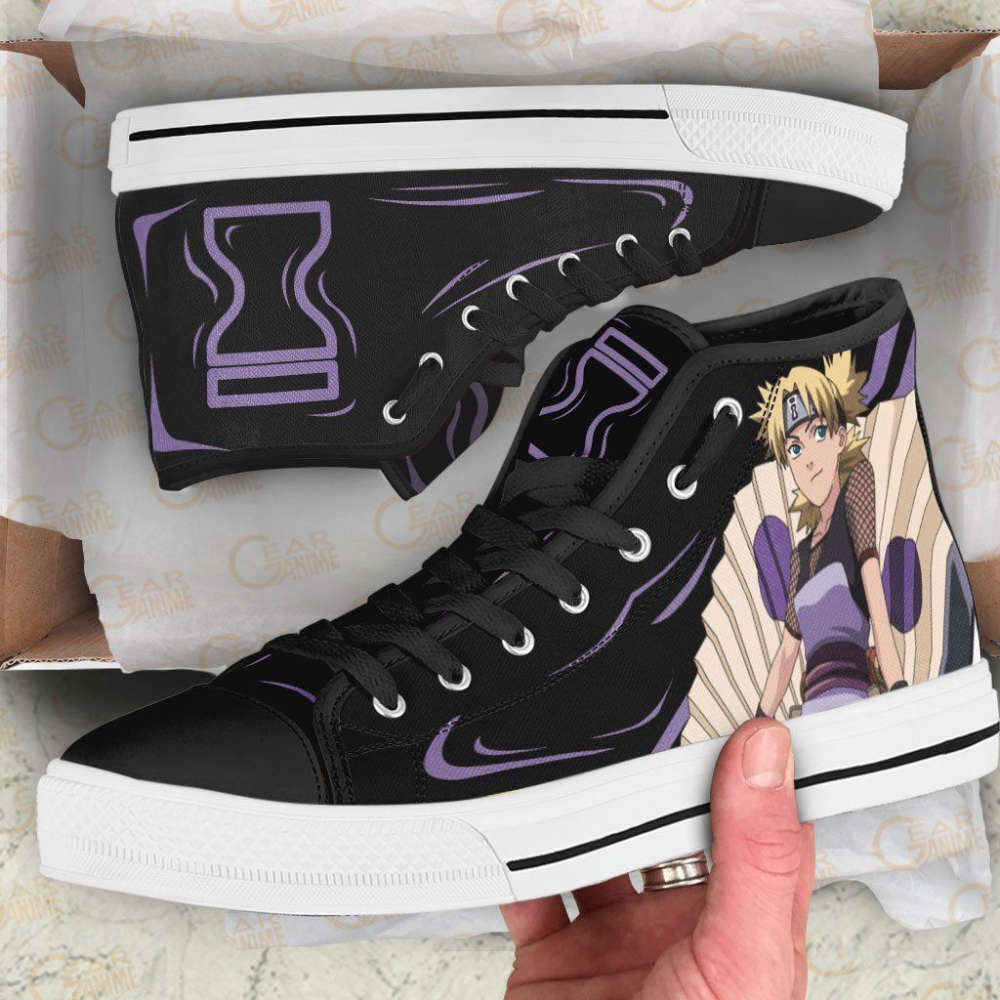 Temari Emblem High Top Shoes Custom Naruto Anime For Fans